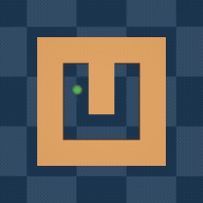Maze trajectory